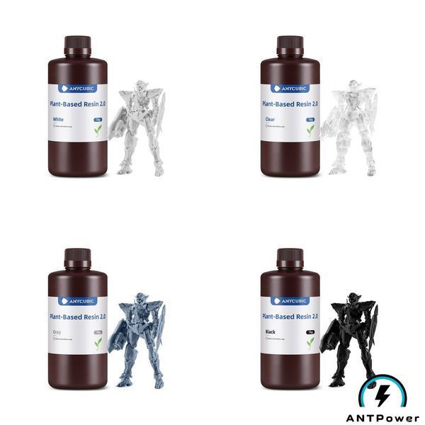 Фотополімерна смола Anycubic Plant-Based UV Resin (прозорий, 1 кг) 00167 фото