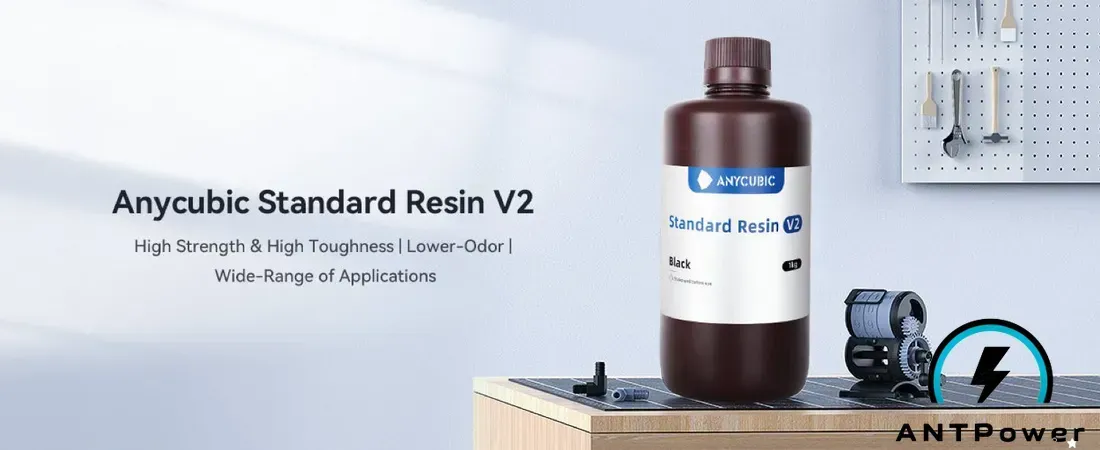 Цвета линейки фотополимерной смолы Anycubic Standard Resin V2