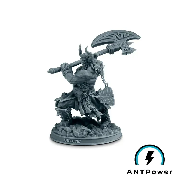 Напечатанные из смолы Anycubic Standard Resin V2 детали с мелким рельефом
