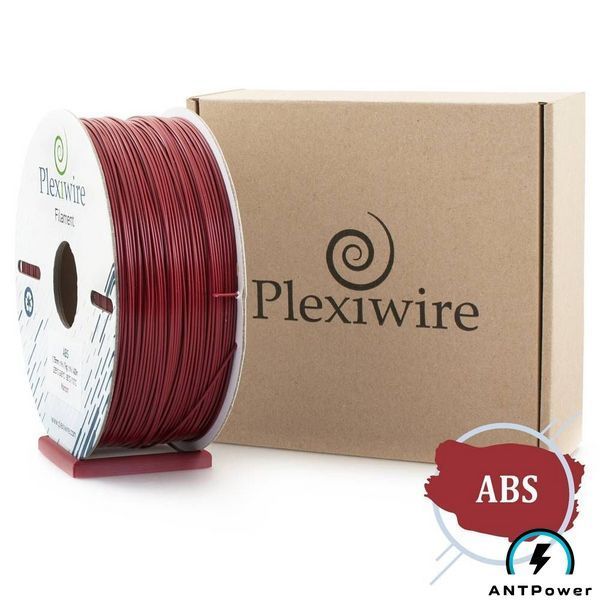ABS пластик Plexiwire (Бордовий, 1 кг) ABSPLX-MRN-1000 фото