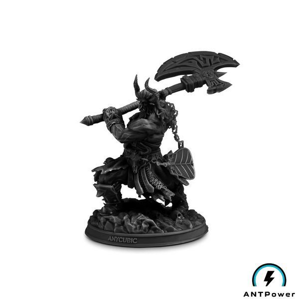 Фотополимерная смола Anycubic Standard Resin V2 (чёрный, 1 кг) 00174 фото