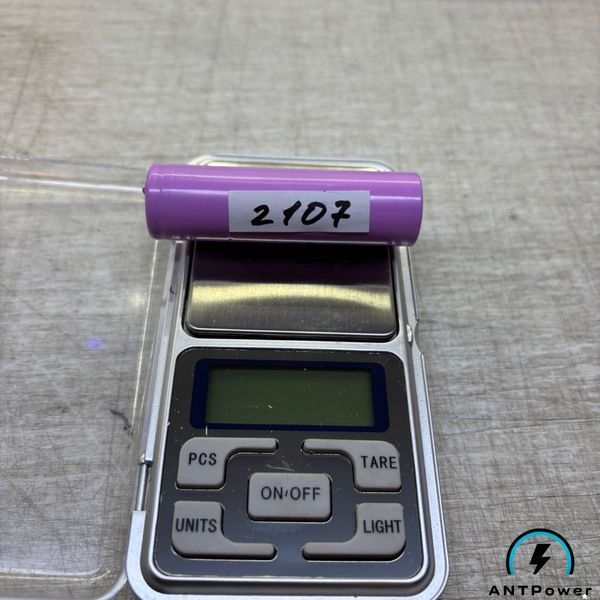 Аккумулятор 18650 Samsung INR18650 35E 3500 mAh, Li-ion 3,7В, 13A, Остаточная емкость 2100-2400mAh. Оригинал. Батарея INR18650 35E INR1865035E2400 фото