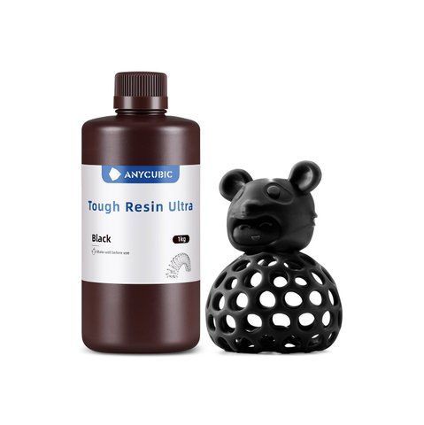 Фотополімерна смола Anycubic Tough Resin Ultra (чорний, 1 кг) 00178 фото