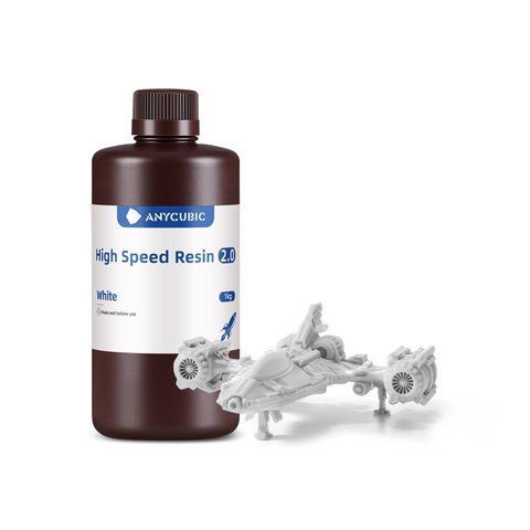 Фотополімерна смола Anycubic High Speed Resin (білий, 1 кг) SMHS-WH фото