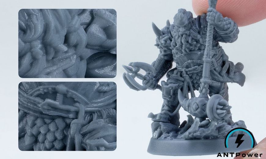 Фотополимерная смола Anycubic Water-Wash ABS-Like Resin 3.0 (прозрачно-синий) SMWWABS3-TB фото