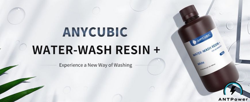 Фотополимерная смола Anycubic Water-Wash Resin 2.0 (белый, 1 кг) 00180 фото