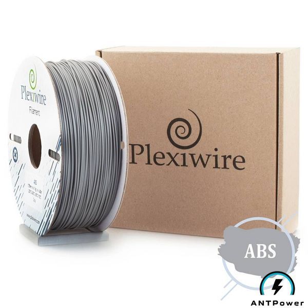 ABS пластик Plexiwire (Сірий, 1 кг) ABSPLX-GRY-1000 фото