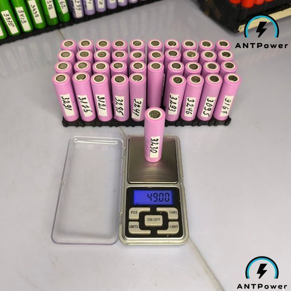 Аккумулятор 18650 Samsung INR18650 35E 3500 mAh, Li-ion 3,7В, 13A, Остаточная емкость 3000-3300mAh. Оригинал. Батарея INR18650 35E INR1865035E3300 фото