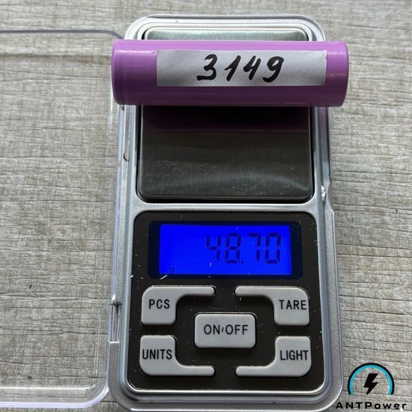 Аккумулятор 18650 Samsung INR18650 35E 3500 mAh, Li-ion 3,7В, 13A, Остаточная емкость 3000-3300mAh. Оригинал. Батарея INR18650 35E INR1865035E3300 фото