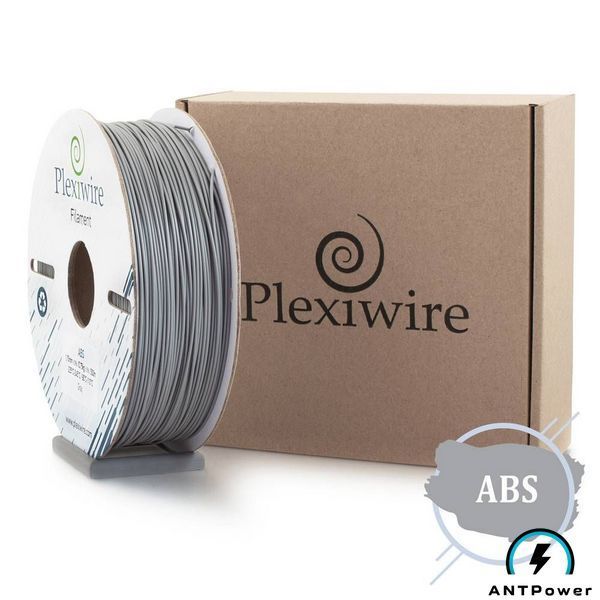 ABS пластик Plexiwire (Сірий, 0,75 кг) ABSPLX-GRY-750 фото