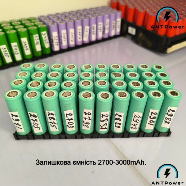 Аккумулятор 18650 EVE INR18650-33V 3200mA, Li-ion 3,7В, 10A, Залишкова ємність 2700-3000mAh. Оригінал. Батарея EVE INR18650-33V EVEINR18650-33V3000 фото