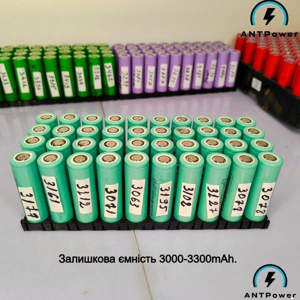 Аккумулятор 18650 EVE INR18650-33V 3200mA, Li-ion 3,7В, 10A, Остаточная емкость 3000-3300mAh. Оригинал. Батарея EVE INR18650-33V EVEINR18650-33V3300 фото