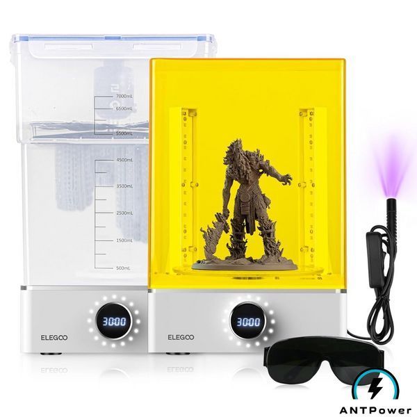 Elegoo Mercury XS Bundle &mdash; мийка + полімеризатор (комплект) ELGMXSB фото