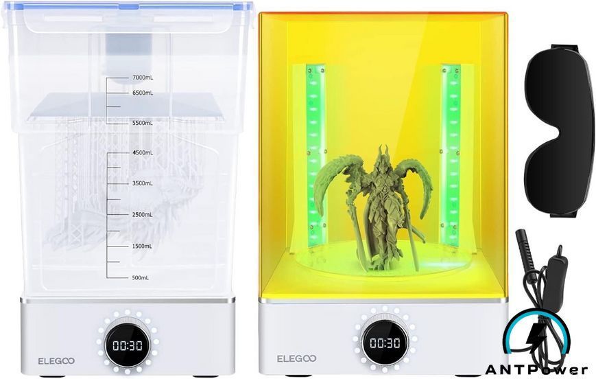 Elegoo Mercury XS Bundle &mdash; мийка + полімеризатор (комплект) ELGMXSB фото