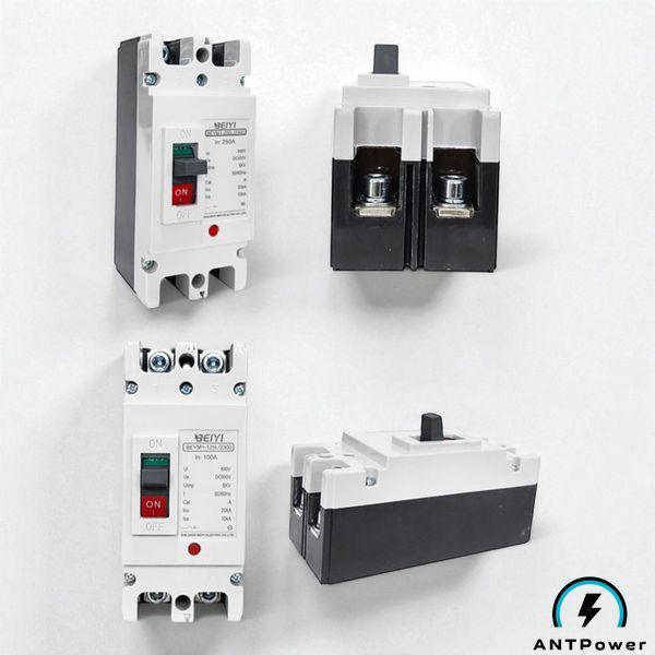 Автомат постоянного тока DC MCB 2P 125A 12V / 24V / 48V DC, DIN-рейка (для АКБ/СЭС/инвертора) P2/125a фото