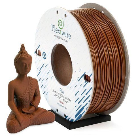 PLA пластик Plexiwire (Коричневый, 0,3 кг) PLAPLX-BRN-300 фото