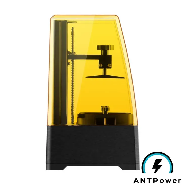 Робоча зона Anycubic Photon M3 збоку — вісь Z, платформа друку та ванночка для смоли