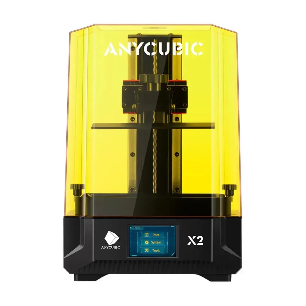 Фотополимерный 3D принтер Anycubic Photon Mono X2 с открытой крышкой — большой стол печати 196×122×200 мм