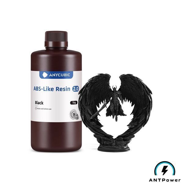 Фотополімерна смола Anycubic ABS-Like Resin V2 (білий, 1 кг) 00140 фото