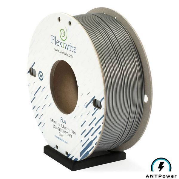 PLA пластик Plexiwire (Серебро, 0,3 кг) PLAPLX-SLV-300 фото