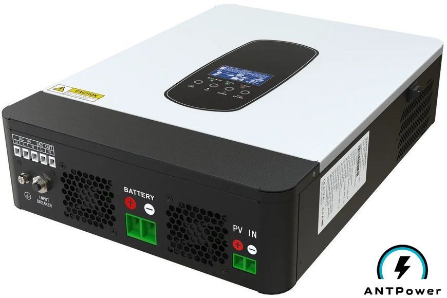 Гібридний інвертор Anenji ANJ-SP-3200-24V-WIFI (3.2 кВт, 24В) ANJ-SP-3200-24V-WIFI фото