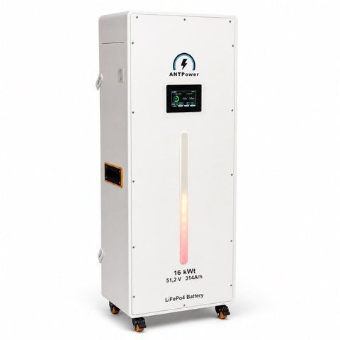 Вертикальний акумулятор ANTPower 16 кВт&middot;год LiFePO4 51,2 В (48В) ANTPower-51.2V-314Ah фото