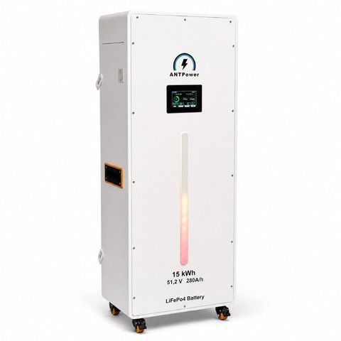 Вертикальний акумулятор ANTPower 15 кВт&middot;год LiFePO4 51,2 В (48В) ANTPower-51.2V-280Ah фото