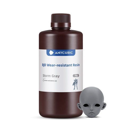 Фотополімерна смола Anycubic BJD Wear-Resistant Resin (штормовий сірий, 1 кг) SMBJD-ST фото