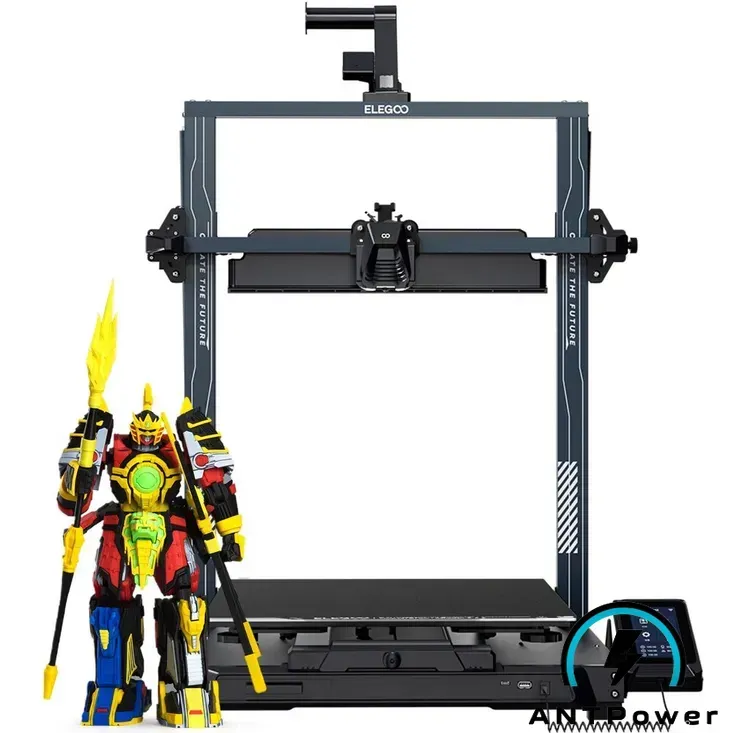 Elegoo Neptune 4 Max: великоформатний FDM 3D-принтер з робочою областю 420 на 420 на 480 мм, знімний сенсорний екран