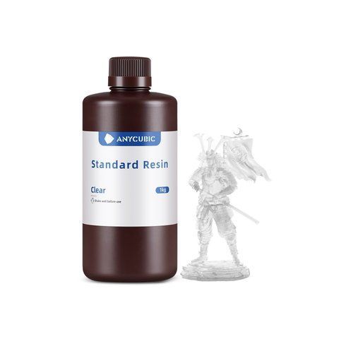 Фотополімерна смола Anycubic Standard Resin Basic (прозорий, 1 кг) 00145 фото