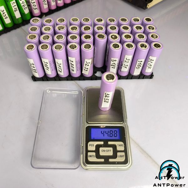 Аккумулятор 18650 INR18650-F1L 3350mA, Li-ion 3,7В, 4.8A, Залишкова ємність 3000-3300mAh. Оригінал. Батарея LG-INR18650-F1L LGINR18650F1L3300 фото