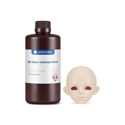 Фотополімерна смола Anycubic BJD Wear-Resistant Resin (SOOM натуральний, 1 кг) SMBJD-SN фото