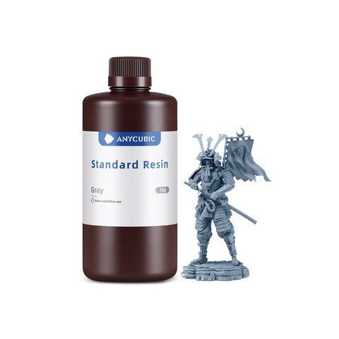 Фотополімерна смола Anycubic Standard Resin Basic (сірий, 1 кг) 00146 фото