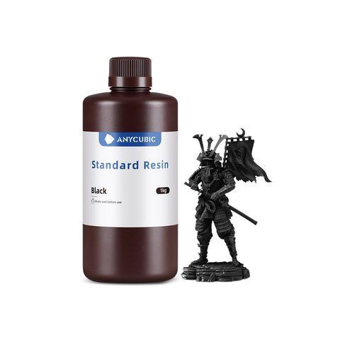 Фотополімерна смола Anycubic Standard Resin Basic (чорний, 1 кг) 00147 фото