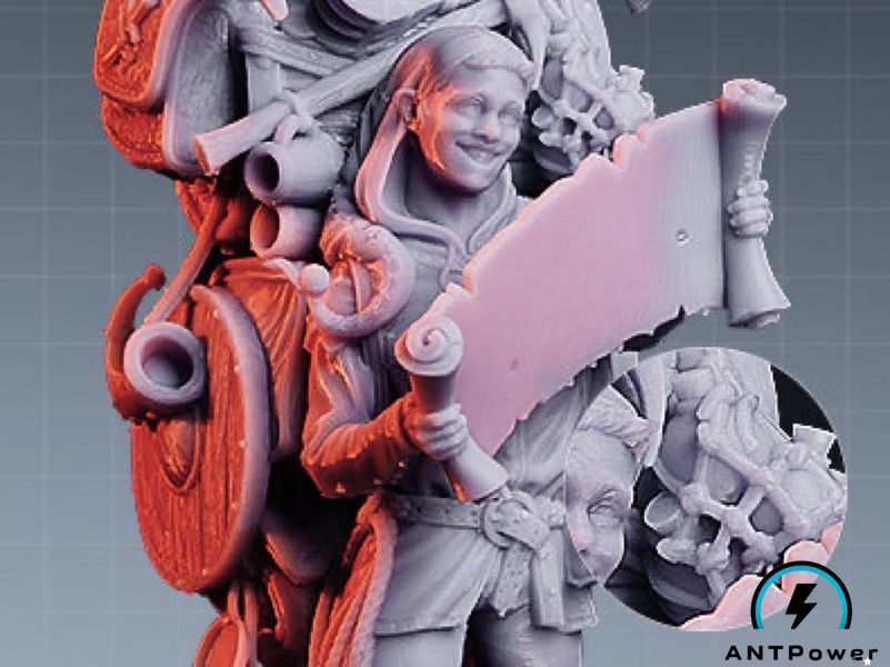 Фотополимерная смола Anycubic Standard Resin Basic (прозрачно-синий) SMSTD-TB фото