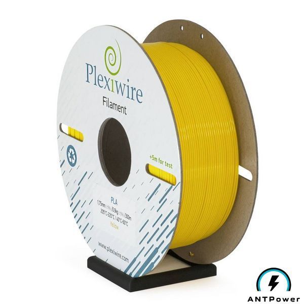 PLA пластик Plexiwire (Жовтий, 0,9 кг) PLAPLX-YEL-900 фото