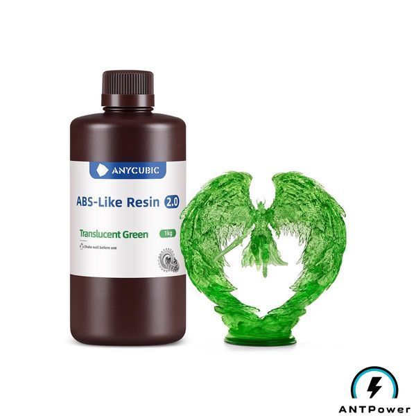 Фотополимерная смола Anycubic ABS-Like Resin V2 (прозрачный, 1 кг) SMABSV2-CL фото
