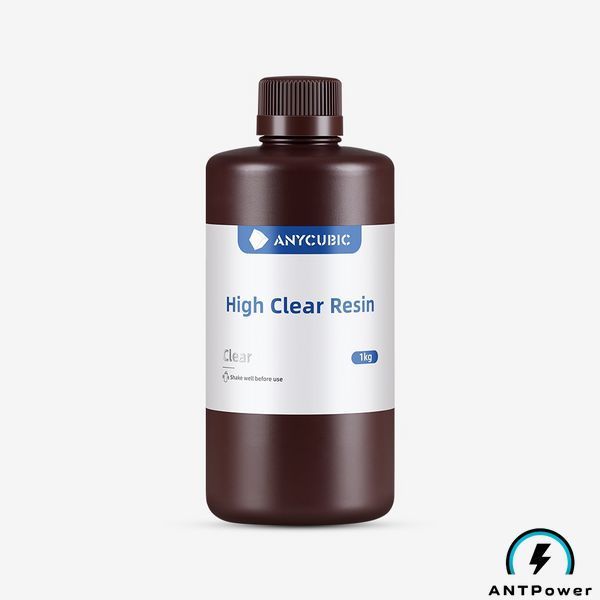 Фотополимерная смола Anycubic High Clear Resin (прозрачный, 1 кг) 00163 фото