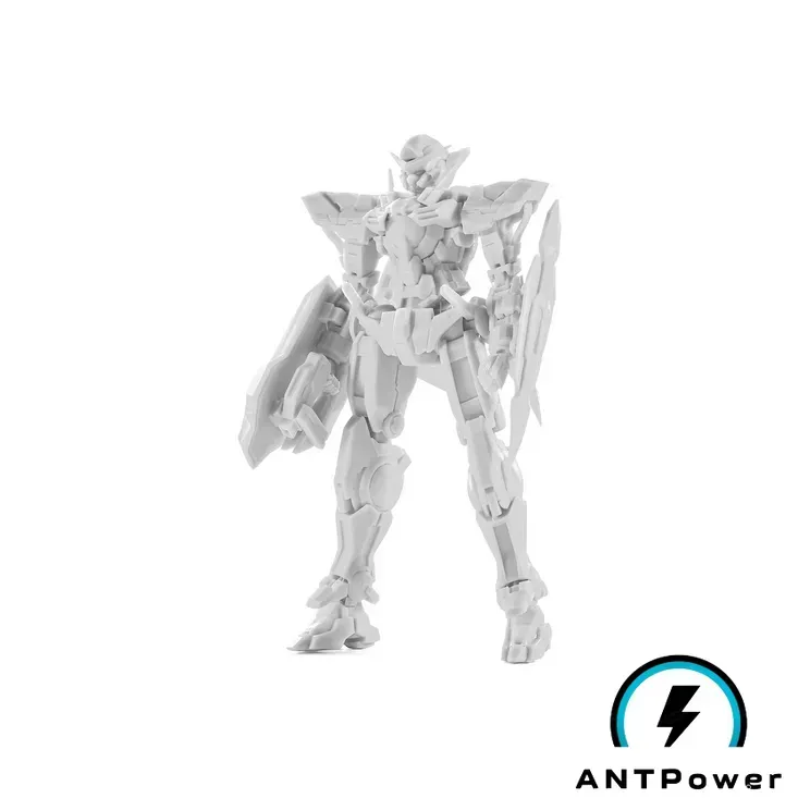 Надрукована фотополімерною смолою Anycubic Plant-Based UV Resin біла фігурка з дрібними рухомими деталями